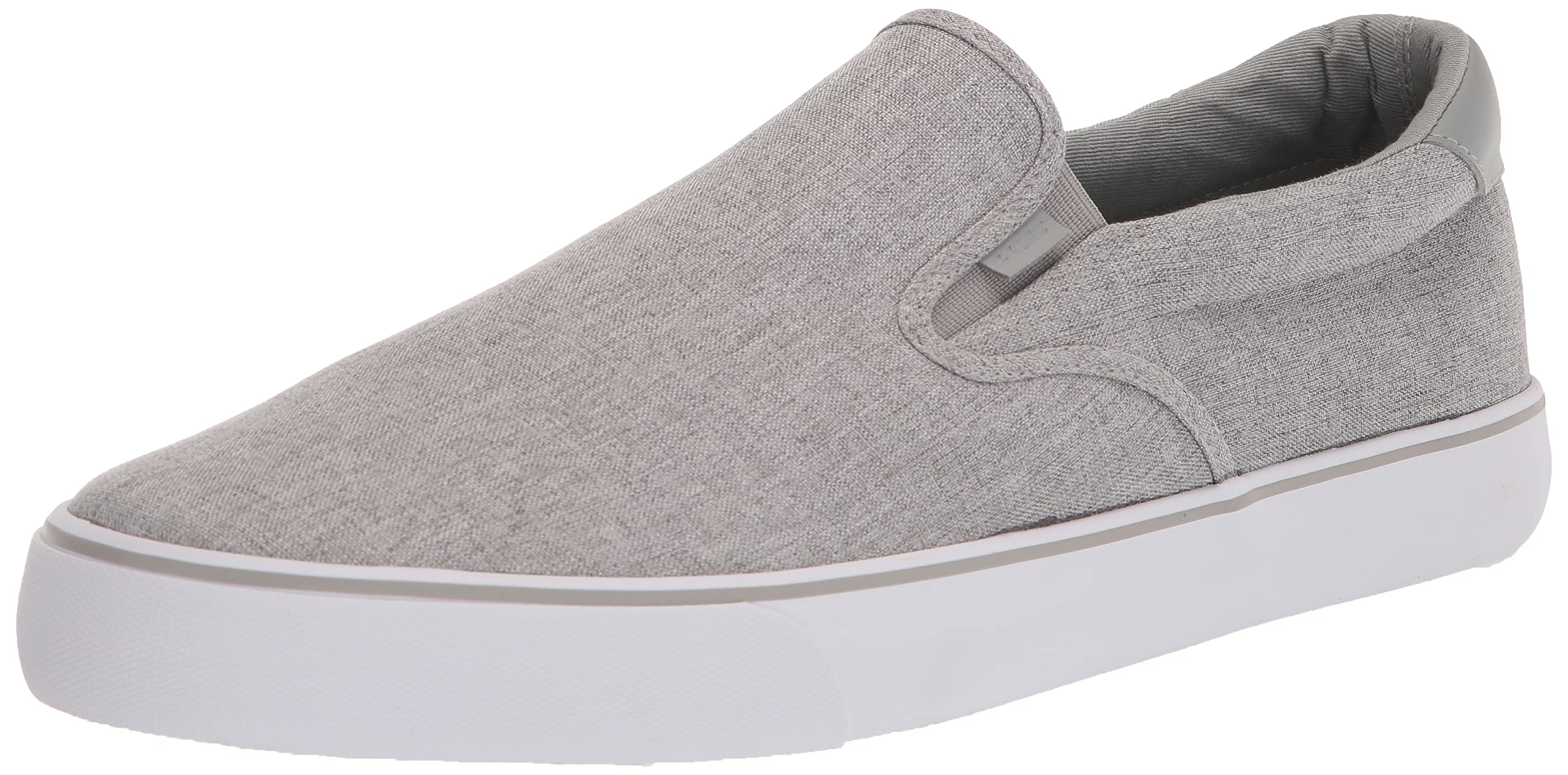 Lugz Clipper Casual Sneakers for Men - Medium Grey/White/Gum, 14